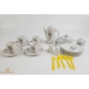 Image 2 : Japanese-Made 21-Piece Ceramic Tea Set with Floral Girl Design