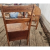 Image 11 : Antique School Desk ( 31"H x 21.5"W x 31"D) and Small Roll Up Desk ( 31"H x 21.5" x 31"D)
