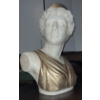Image 1 : Plaster Bust of Woman 19 T, 12 L, 7 W