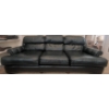 Image 1 : Classic Leather Three-Seat Dark Green Leather Sofa with Nailhead Trim