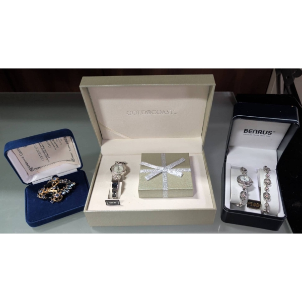 Jewelry and Watch Sets by Camrose & Kross, Benrus, and Gold Coast