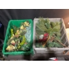 Image 1 : 17 Foot Artificial Pine Garland With Decorative Stems and Wreaths