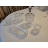 Image 2 : Crystal Collection - Candy Dish w/ Lid Pitchers Platter & More