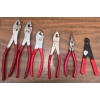 Image 4 : Red Hand Tool Collection - Many Pliers Pipe Wrench Channel Locks Assorted Screw Drivers 