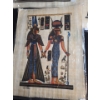 Image 2 : Reproduction Egyptian Papyrus Paintings: 16.5 X 12 and Two 17 X 25
