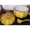 Image 3 : Seasonal Pumkin Punch Bowl w/ Collectable Willow Tree Figurines