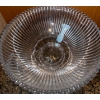 Image 5 : Vintage Jeannette Glass 'Anniversary' Pattern Ribbed Punch Bowl w/ Cream & Sugar 