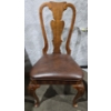Image 1 : Solid Wood Carved Frame Edwardian Style Dining Chair