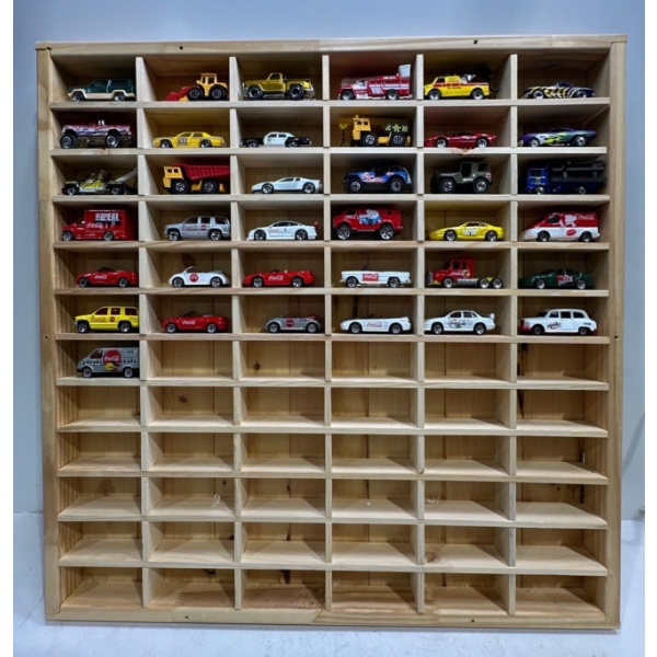 Large Collection of Various Match Box', Includes some Coca Cola Pieces, in a Wooden Display Frame