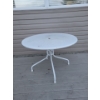 Image 2 : 12 Patio Arm Chairs w/ Round Metal Patio Table 44W