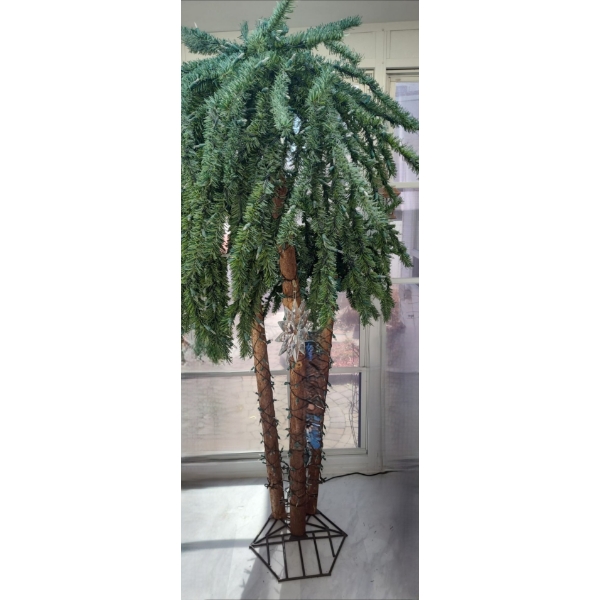 Illuminating Palm Tree Decor- Base:18 X 19, 80 T 
