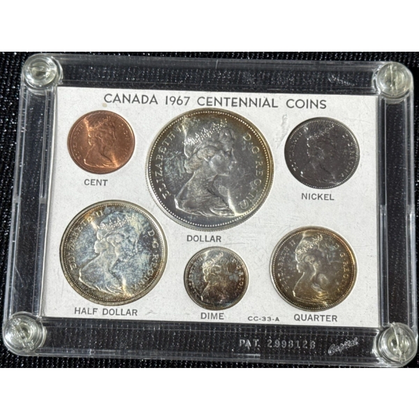 1967 Centennial Silver Coin Set