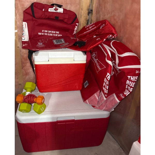 Cooler Collection w/ Budweiser Beer Backpack/Bag Coolers 