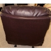 Image 5 : Well Loved Genuine Leather Reclining Swivel Rocker w/ Handmade Afgan & More 40T