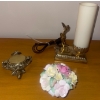 Image 1 : Royal Adderlay Bone China Floral Assortment w/ Brass Door Knocker 6T & More