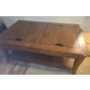 Image 2 : Wooden Coffee Table w/ Top Storage Compartments 48 W, 30 D, 19 T