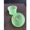Image 2 : Vintage Umbra Green Glass Lidded Jar 5W