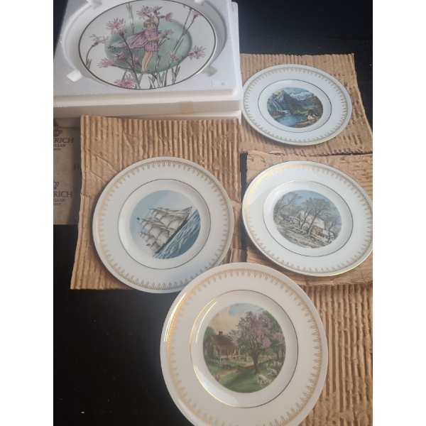 Collection of Plates Including: "Fairies of the Fields and Flowers"