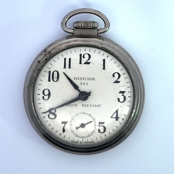 Westclox DAX Shock Resistant Pocket Watch