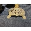 Image 11 : "The Miller Lamp" Brass Oil Lamp and Ornate Pedestal Oil Lamp with Claw Feet