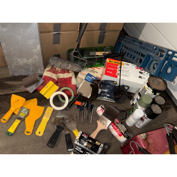 Painter's Essentials - Rollers Scrapers Putty Knives Respirators Spray Cans Varnish & More 