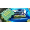 Image 1 : Bin w/ Boardgames and Small Bag of Plastic Toys