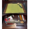 Image 3 : Thick High Quality Wooden Desk w/ Contents (Heavy, Bring Help) - 70W, 35D, 30T
