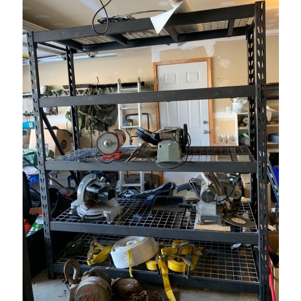 Garage Shelving 2 - Metal 72x25x82 (Contents Not Included)