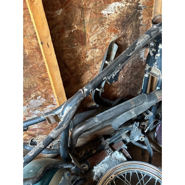 Harley Davidson frame with no serial number