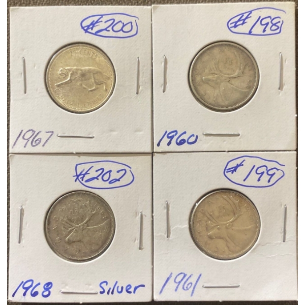 Canadian Silver Quarters