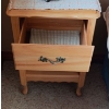 Image 3 : Wooden Side Table (17W, 13D, 25T) w/ Lovely Solid Metal Lamp 