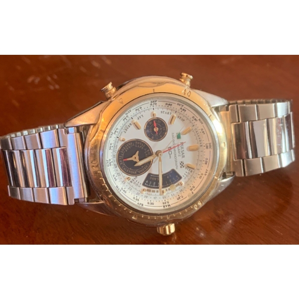 Pulsar Racing Chronograph Wrist Watch Quartz 272144