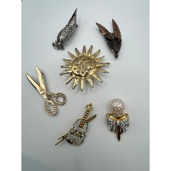 Vintage Inspired, Beautifully Crafted Assortment Of Brooches
