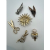 Image 1 : Vintage Inspired, Beautifully Crafted Assortment Of Brooches
