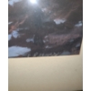 Image 4 : Lake View Under Blue Sky, Artist: Illegible, 21 X 17 Framed Under Glass 