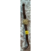 Image 1 : Watch with Brown Leather Strap (Centre tests like 10k Gold) 
