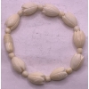 Image 1 : Hawaiian Carved Bone Pikake Tulip Flower Bracelet - 8L 