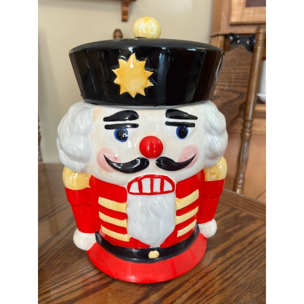 Vintage Nutcracker Cookie Jar From The 1960s