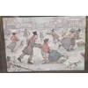 Image 3 : Framed Anton Peck Prints and Pig Motif Table Clock
