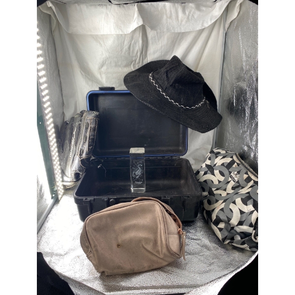 Coach Bag, Baseball Glove, & Sunhat