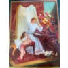 Image 2 : Mother & Daughter in Drawing Room - Old Fashioned, Print  (23" x 17" Inches Before Frame)