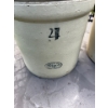 Image 3 : Three crocks one has a lid They are size 3,4,5 from Medalta made in Alberta Medicine Hat