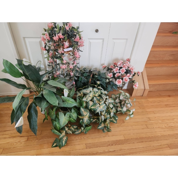 Artificial Plants and Greenery with Tallest Plant Stand Measuring 32 Inches