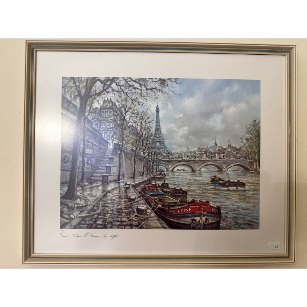 Paris Print 18.5 W x 15 T