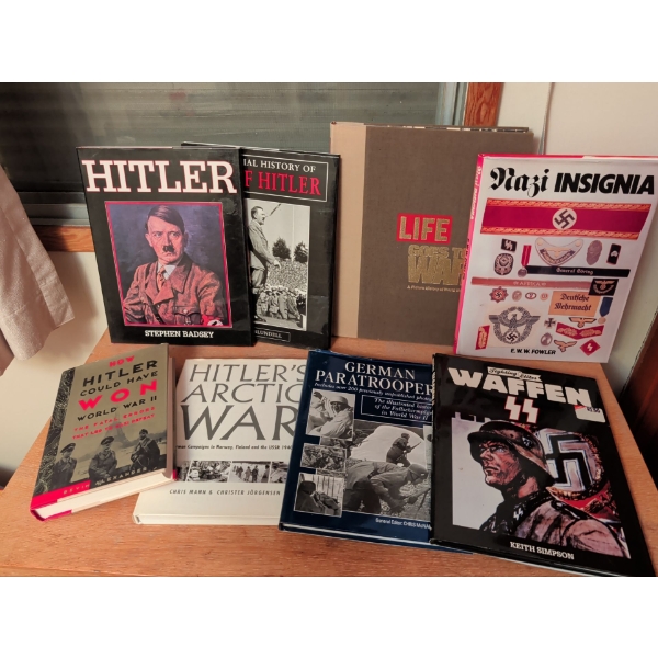 History Book Collection - WWII - Adolf Hitler - Nazi Insignia - The Arctic War & More