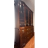Image 4 : Stunning Vintage Federal Style Mahogany Bowfront China Cabinet 60x17x82