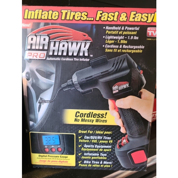 Air Hawk Pro Cordless Tire Inflator 