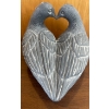 Image 4 : Hand Carved Lumberjack Art w/ Heart Shaped Dove Sculpted Candle & More