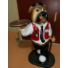 Image 1 : Bulldog Resin Statue Holding Tray 29 T, 13 L, 11 W