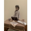 Image 2 : LLADRO Porcelain 'Young Beethoven'  Figure w/ Wooden Base (Slight Chip) - 7W, 10T 